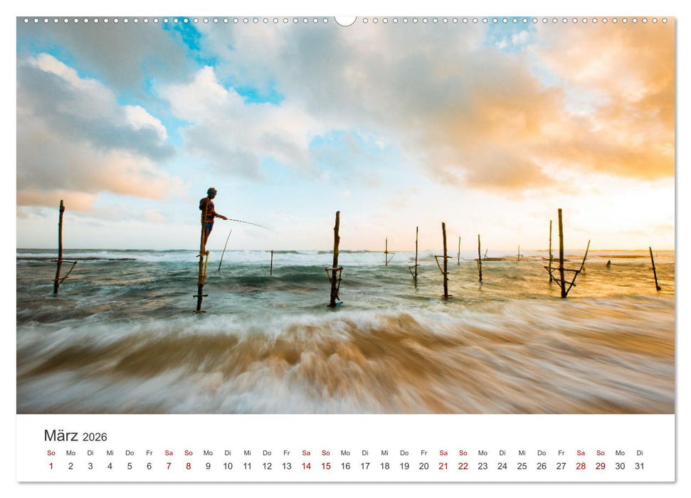 Sri Lanka - Eine einzigartige Trauminsel. (CALVENDO Wandkalender 2026)