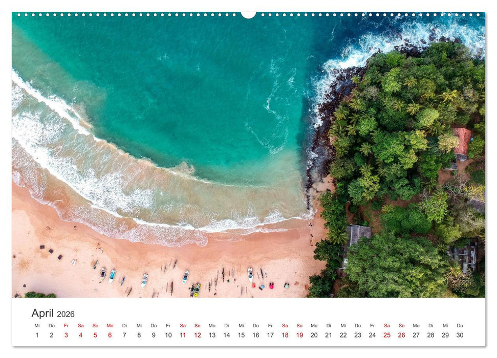 Sri Lanka - Eine einzigartige Trauminsel. (CALVENDO Wandkalender 2026)