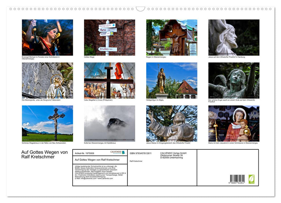 Auf Gottes Wegen von Ralf Kretschmer (CALVENDO Wandkalender 2026)