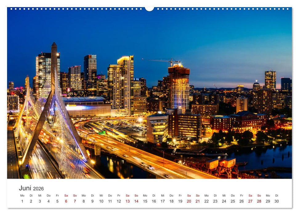 Boston - The Hub of the Universe (CALVENDO Wandkalender 2026)