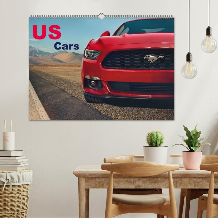 US Cars Kalender (CALVENDO Wandkalender 2026)
