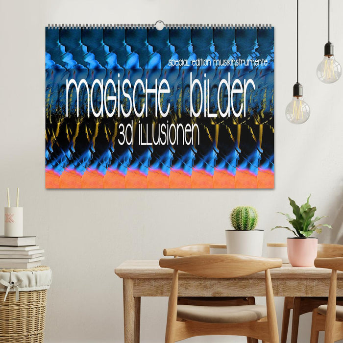 Magische Bilder - 3D Illusionen (CALVENDO Wandkalender 2026)