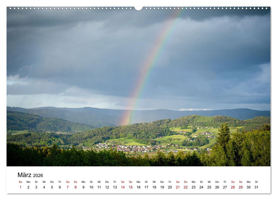 Natur Bayerischer Wald (CALVENDO Wandkalender 2026)