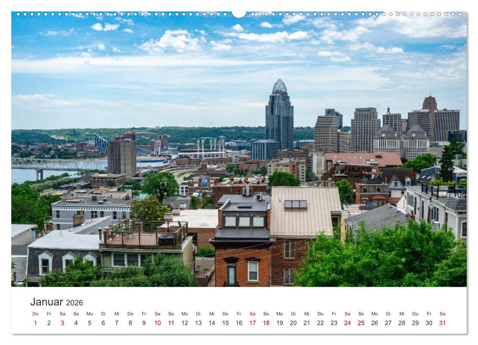 Ohio - Eine Reise durch den Buckeye State (CALVENDO Wandkalender 2026)