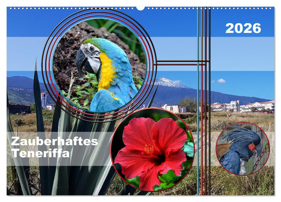 Zauberhaftes Teneriffa (CALVENDO Wandkalender 2026)
