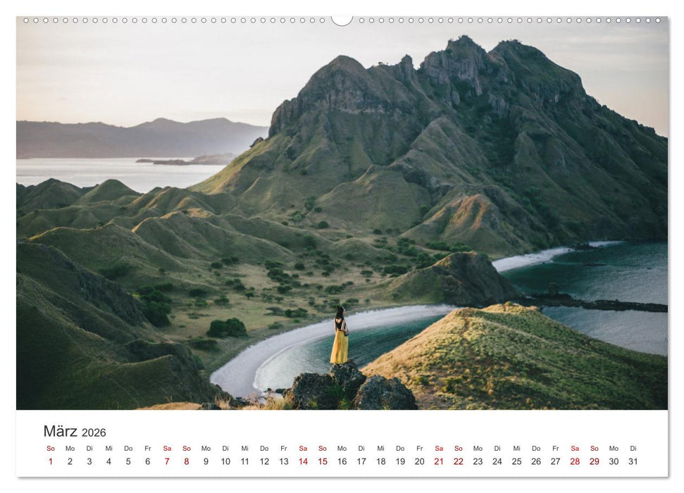 Indonesien - Ein atemberaubender Inselstaat. (CALVENDO Wandkalender 2026)