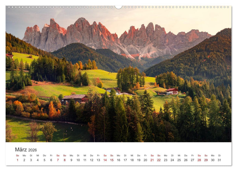 Italien - Romantische Städte und endlose Küsten. (CALVENDO Wandkalender 2026)