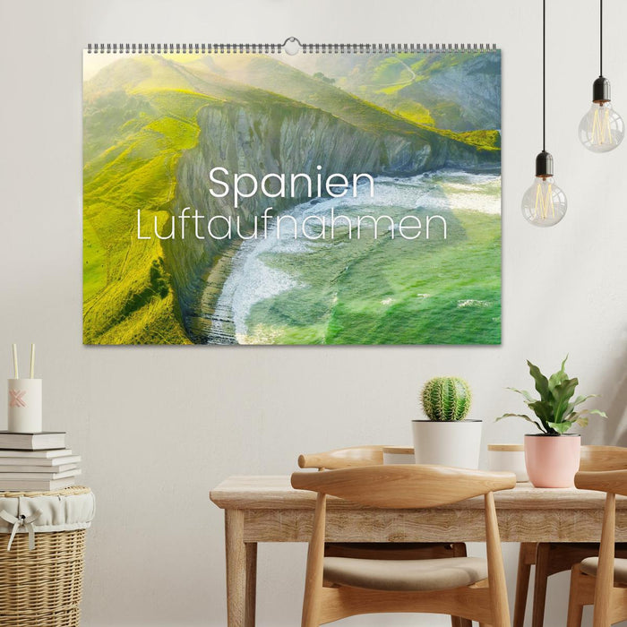 Spanien Luftaufnahmen (CALVENDO Wandkalender 2026)