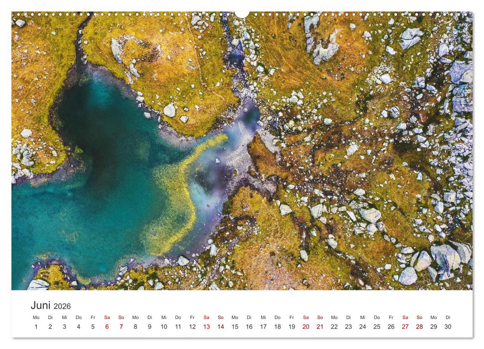 Spanien Luftaufnahmen (CALVENDO Wandkalender 2026)