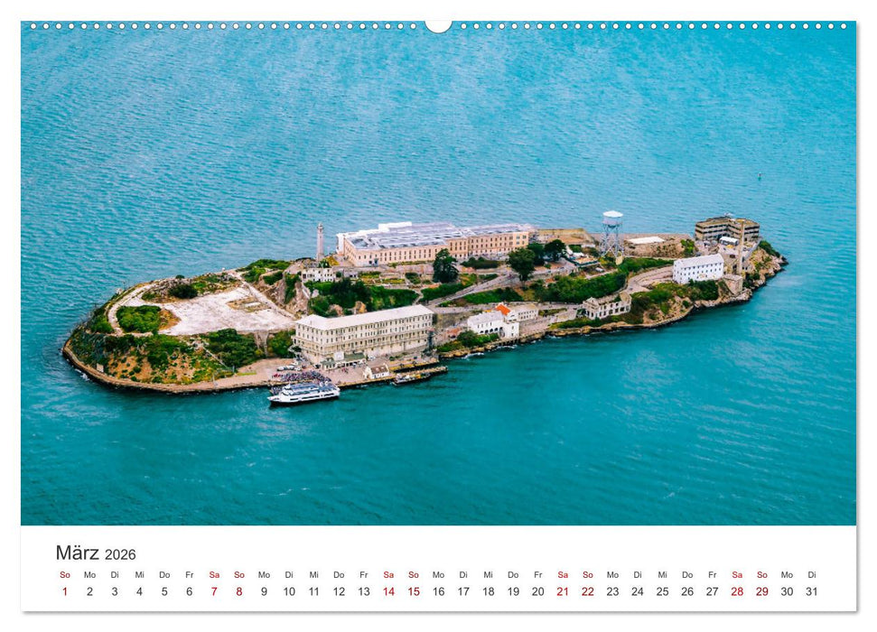 San Francisco - Die Heimat der Golden Gate Bridge. (CALVENDO Wandkalender 2026)