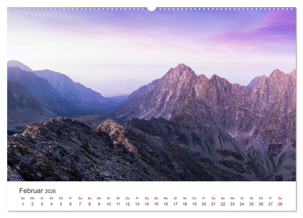 Slowakei - Wunderschöne Traumlandschaften (CALVENDO Wandkalender 2026)