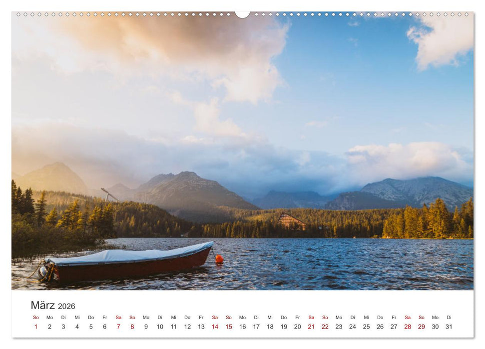 Slowakei - Wunderschöne Traumlandschaften (CALVENDO Wandkalender 2026)