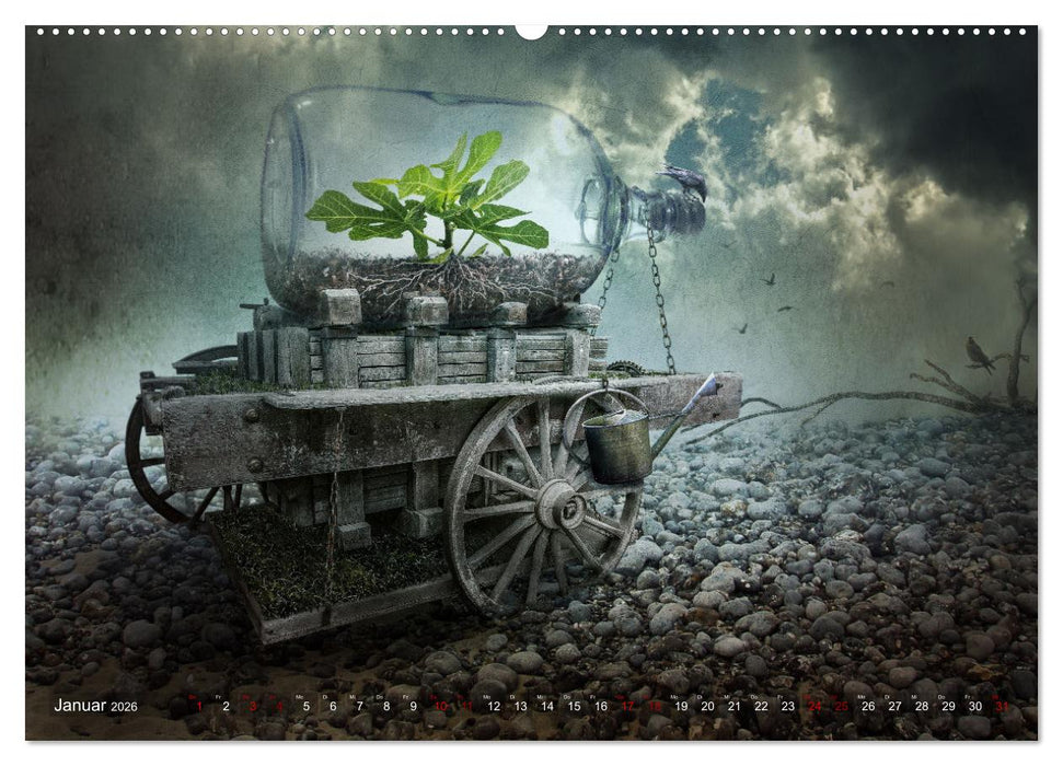 Ein kleiner Ausflug ins Reich der Fantasie (CALVENDO Wandkalender 2026)