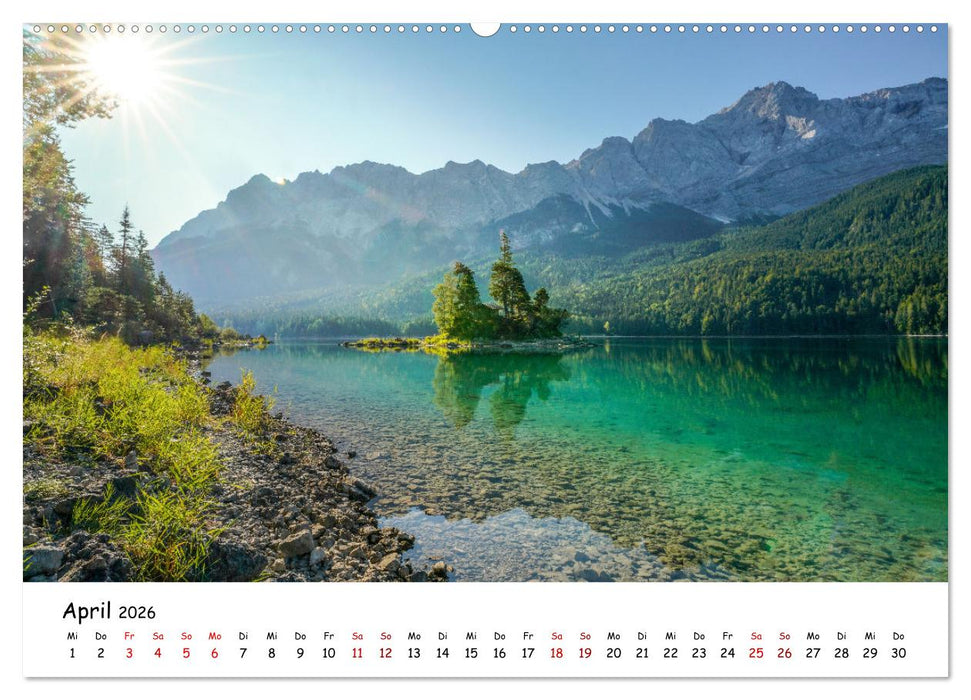 Schönste Berge der Alpen (CALVENDO Wandkalender 2026)