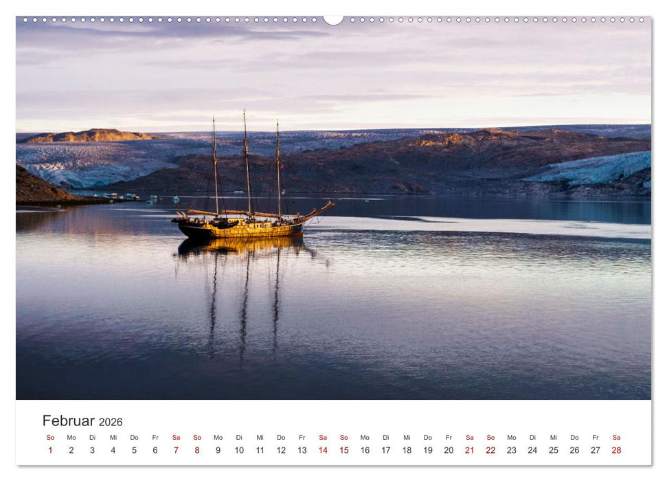 Zwischen den Eisbergen in Grönland (CALVENDO Wandkalender 2026)