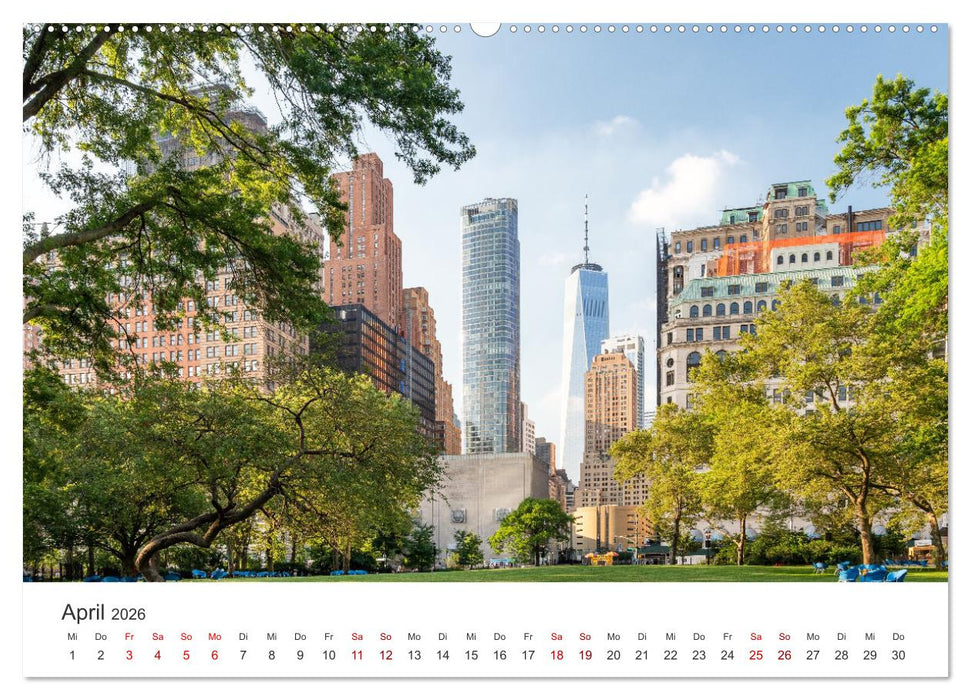 New York - Eine Reise zum Big Apple. (CALVENDO Wandkalender 2026)