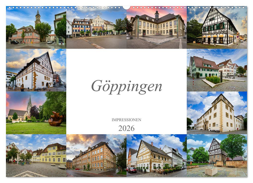 Göppingen Impressionen (CALVENDO Wandkalender 2026)