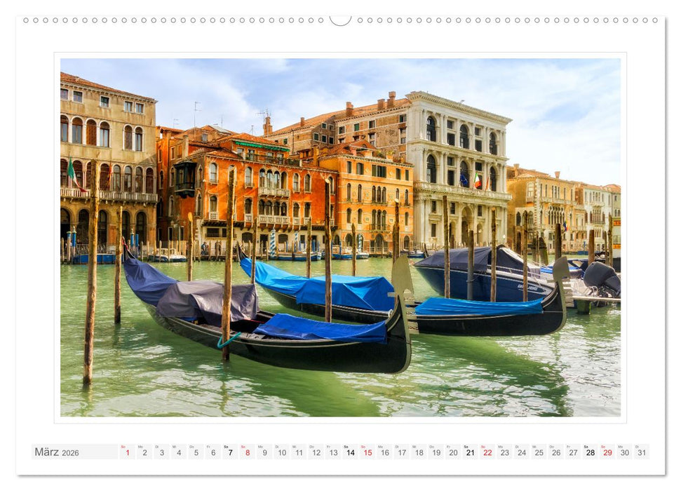 Venedig - Stadt im Meer (CALVENDO Wandkalender 2026)