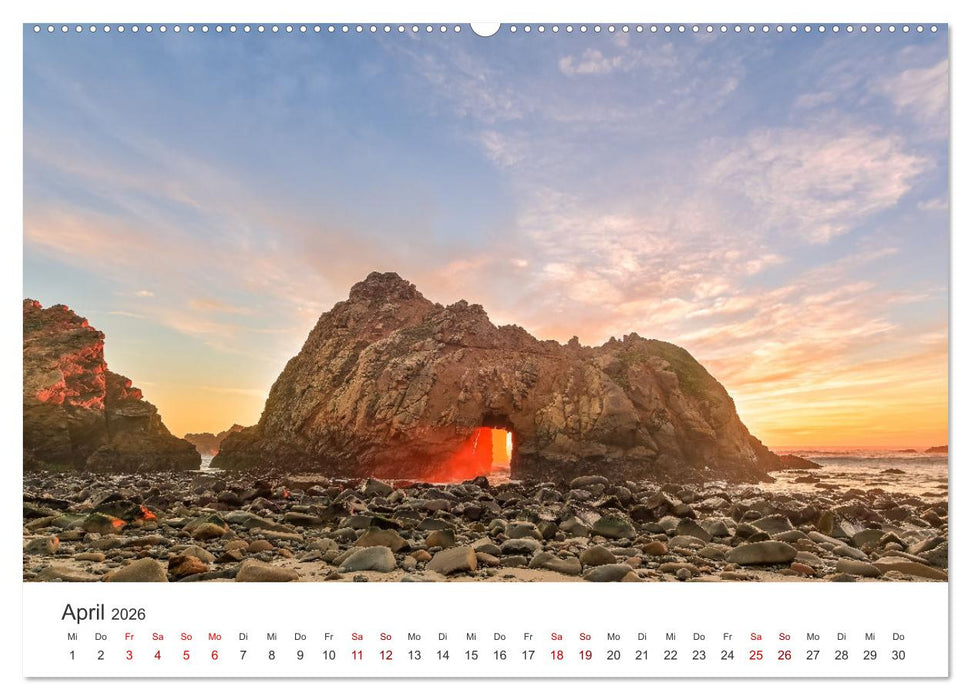 Kalifornien - The Golden State (CALVENDO Wandkalender 2026)