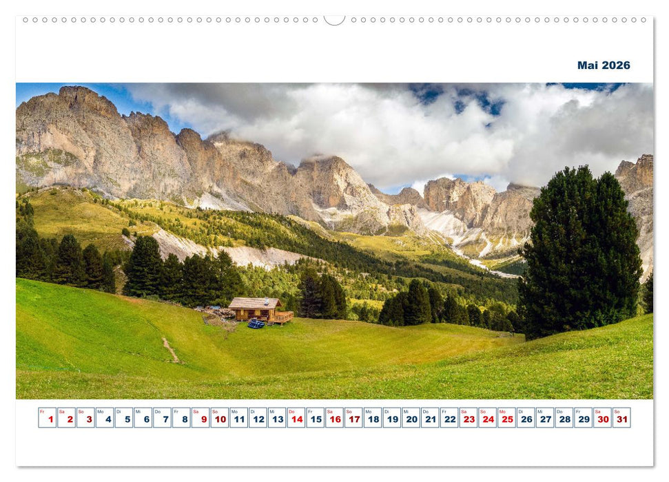 Südtirol - Dolomiten-Träume by VogtArt (CALVENDO Wandkalender 2026)