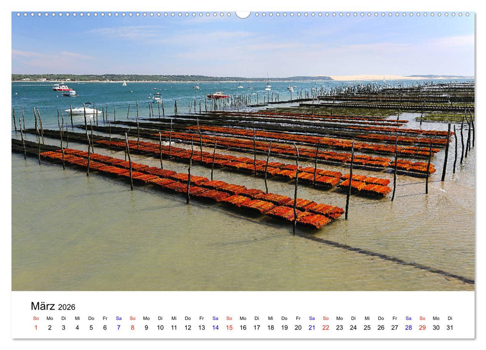 Arcachon Bordeaux Cap Ferret (CALVENDO Wandkalender 2026)