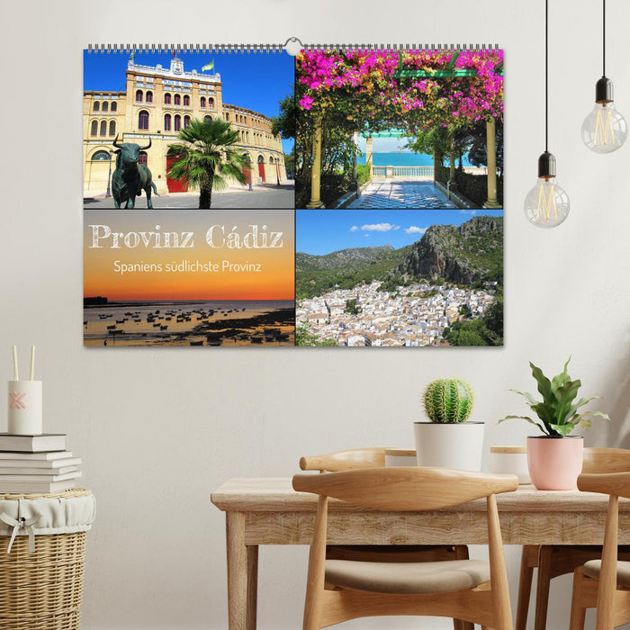 Provinz Cádiz - Spaniens südlichste Provinz (CALVENDO Wandkalender 2026)