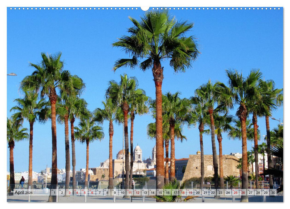 Provinz Cádiz - Spaniens südlichste Provinz (CALVENDO Wandkalender 2026)