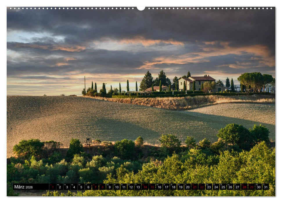 Toskana - Stimmungen (CALVENDO Wandkalender 2026)
