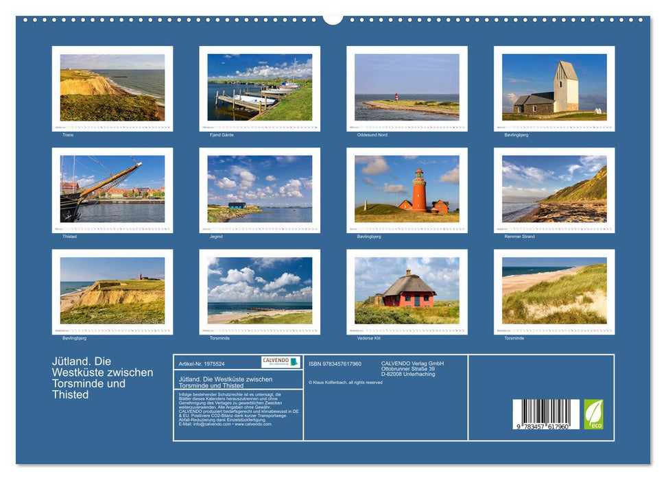 Jütland. Die Westküste zwischen Torsminde und Thisted (CALVENDO Wandkalender 2026)