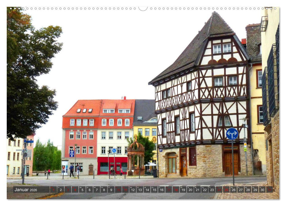 Merseburg - Im historischen Zentrum (CALVENDO Wandkalender 2026)