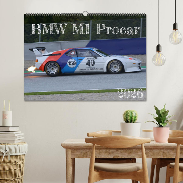 BMW M1 Procar (CALVENDO Wandkalender 2026)