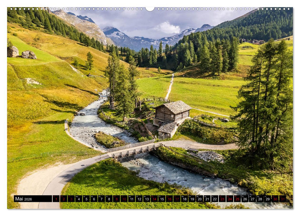 Schweiz - Engadin und Bergell (CALVENDO Wandkalender 2026)