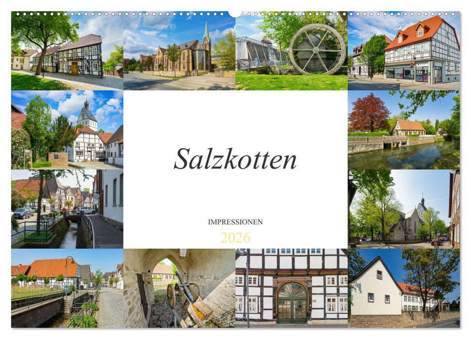 Salzkotten Impressionen (CALVENDO Wandkalender 2026)