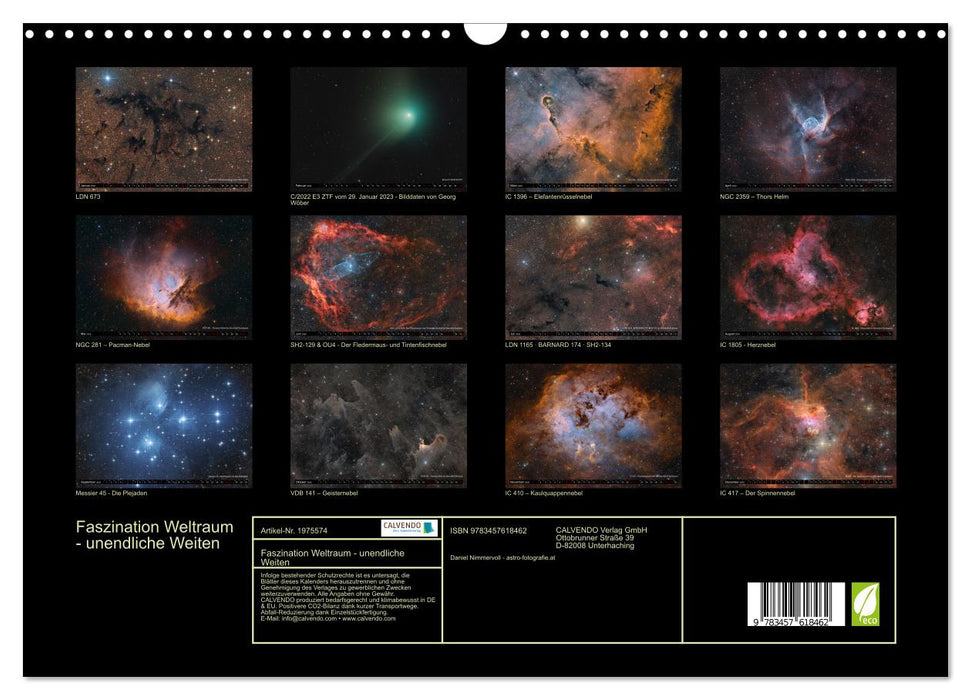 Faszination Weltraum - unendliche Weiten (CALVENDO Wandkalender 2026)