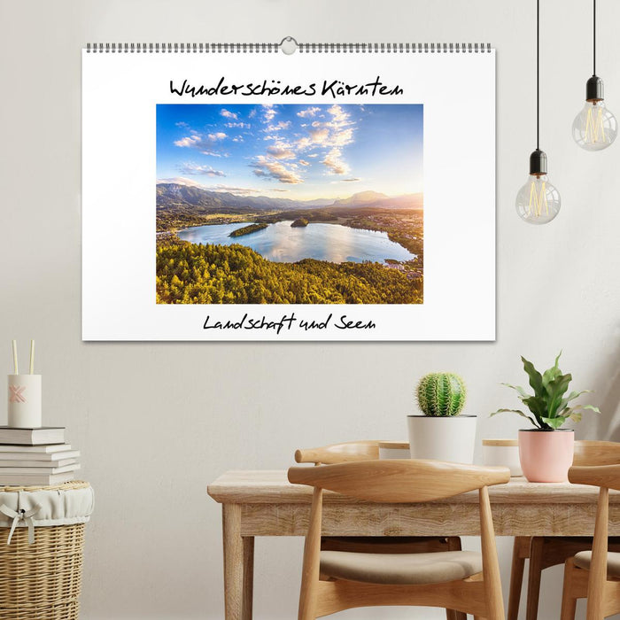 Wunderschönes Kärnten. Landschaft und Seen. (CALVENDO Wandkalender 2026)