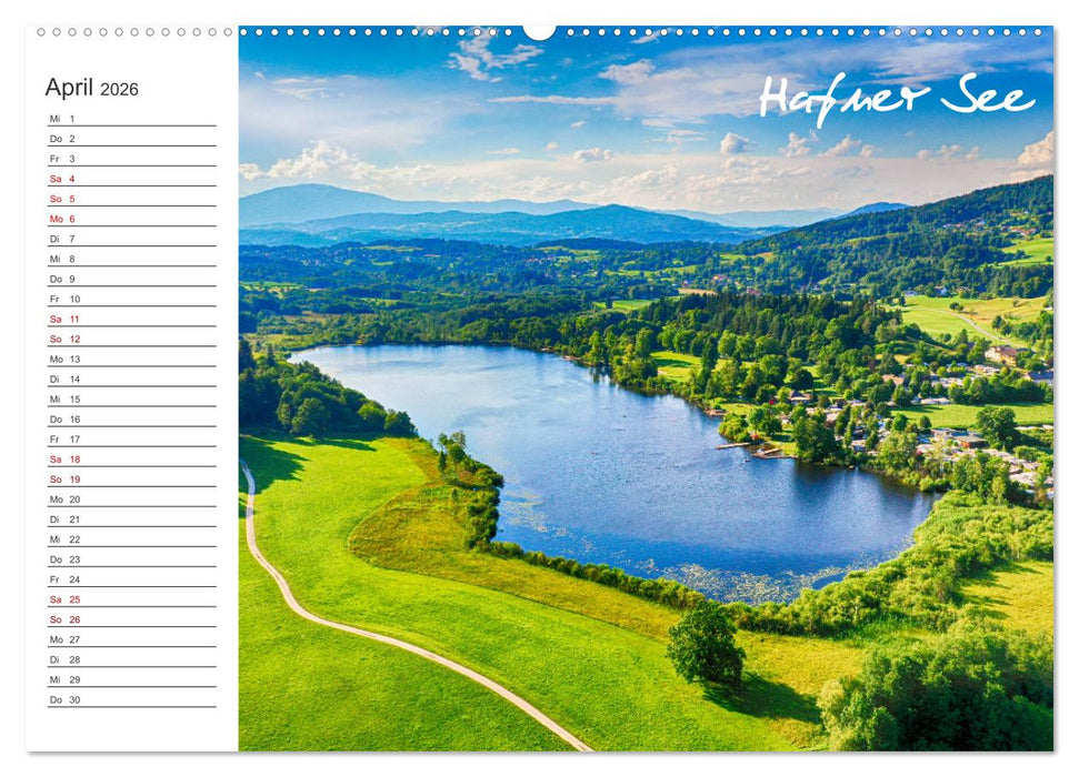 Wunderschönes Kärnten. Landschaft und Seen. (CALVENDO Wandkalender 2026)