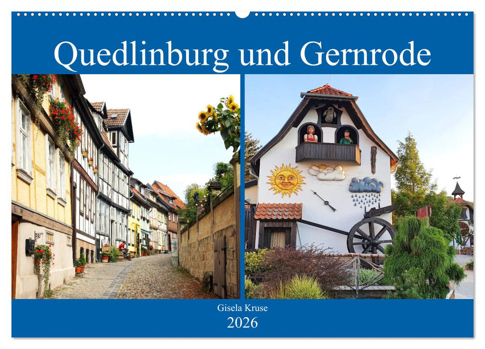 Quedlinburg und Gernrode (CALVENDO Wandkalender 2026)
