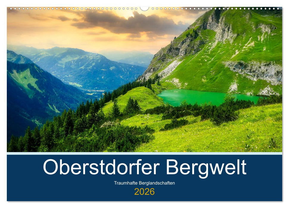 Oberstdorfer Bergwelt (CALVENDO Wandkalender 2026)
