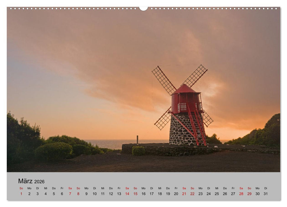 Azoren - Grüne Inseln im Atlantik 2026 (CALVENDO Wandkalender 2026)