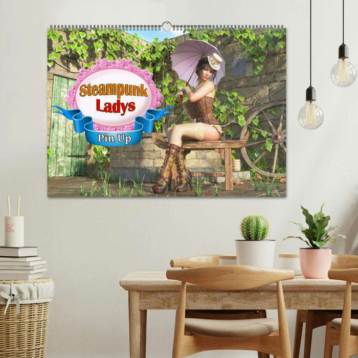 Steampunk Ladys Pin Up (CALVENDO Wandkalender 2026)