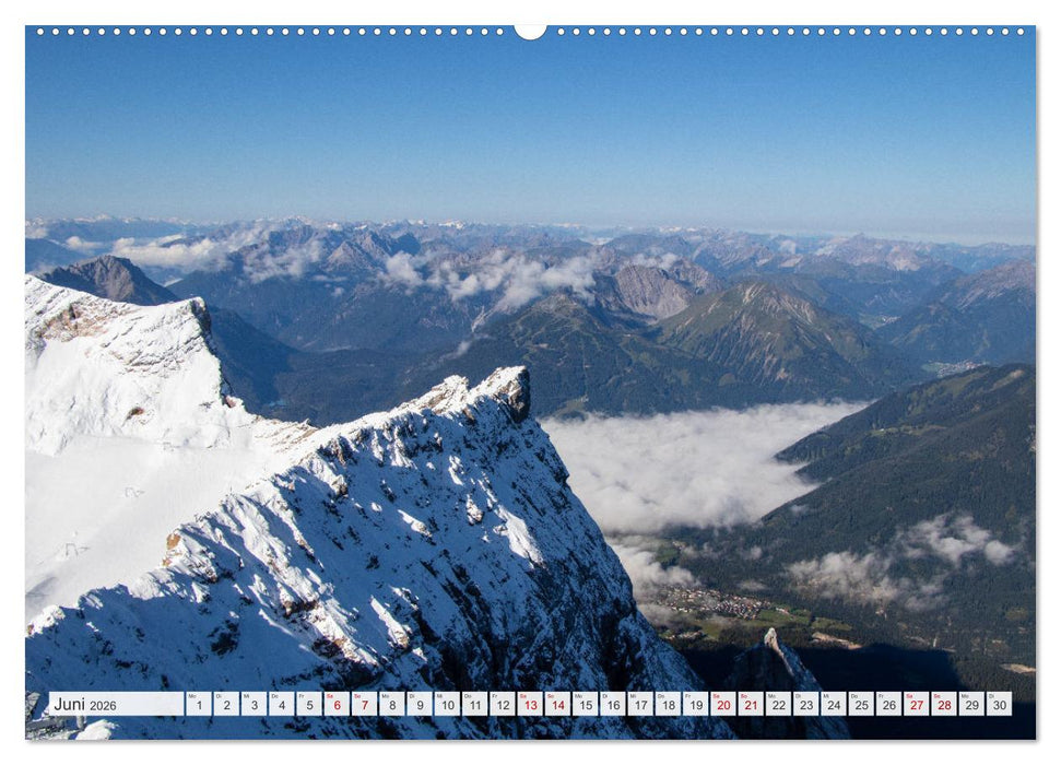 Urlaub in der Zugspitz Region (CALVENDO Wandkalender 2026)