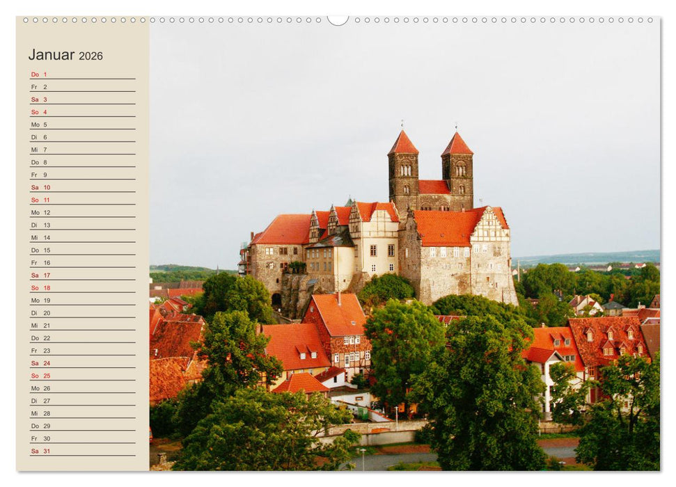 Quedlinburg und Gernrode (CALVENDO Premium Wandkalender 2026)