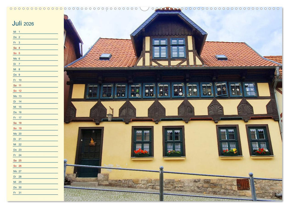 Quedlinburg und Gernrode (CALVENDO Premium Wandkalender 2026)