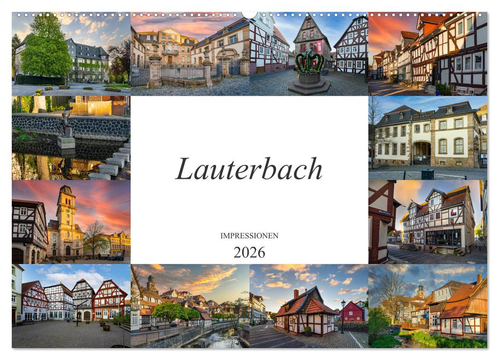 Lauterbach Impressionen (CALVENDO Wandkalender 2026)