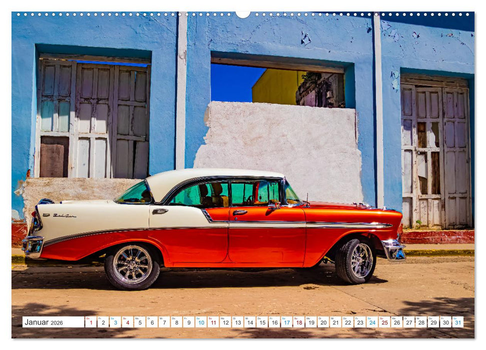 Farbenfrohes Kuba (CALVENDO Wandkalender 2026)