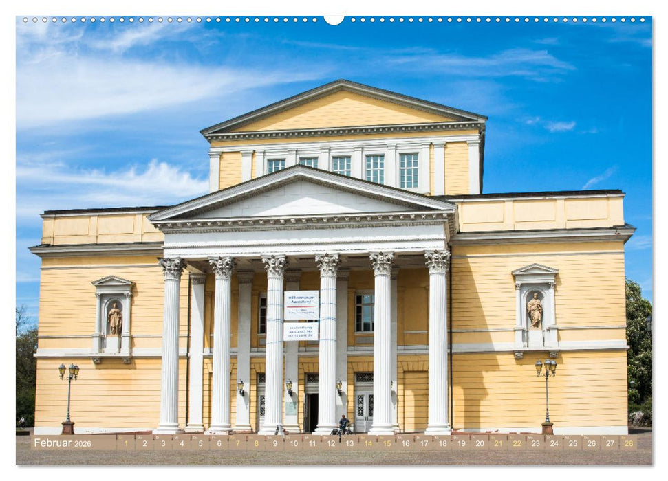 Darmstadt im Licht (CALVENDO Wandkalender 2026)