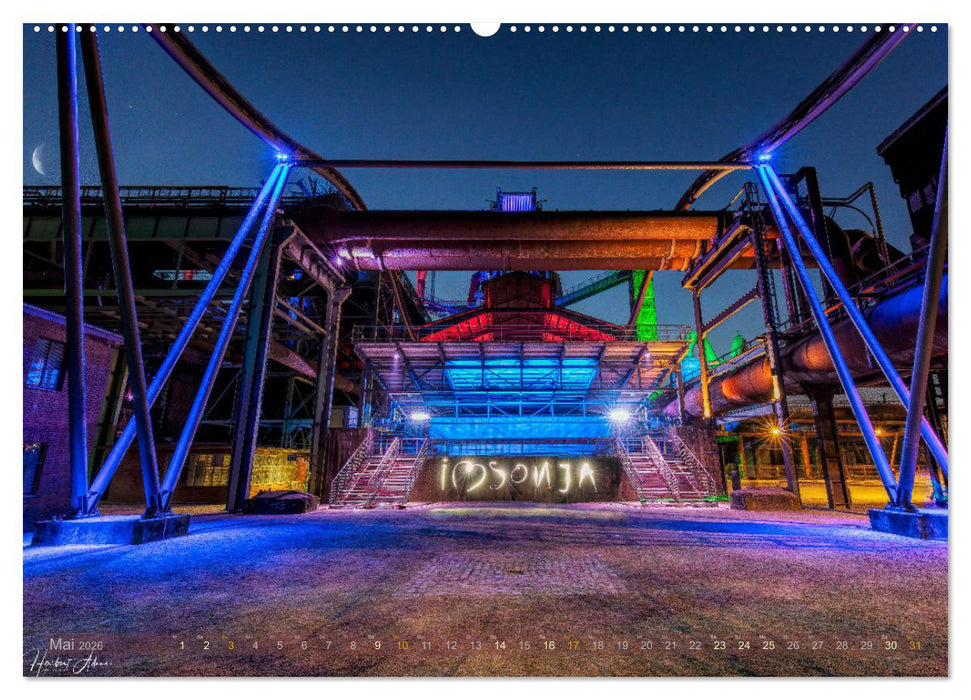 Ruhrpott Akzente (CALVENDO Wandkalender 2026)