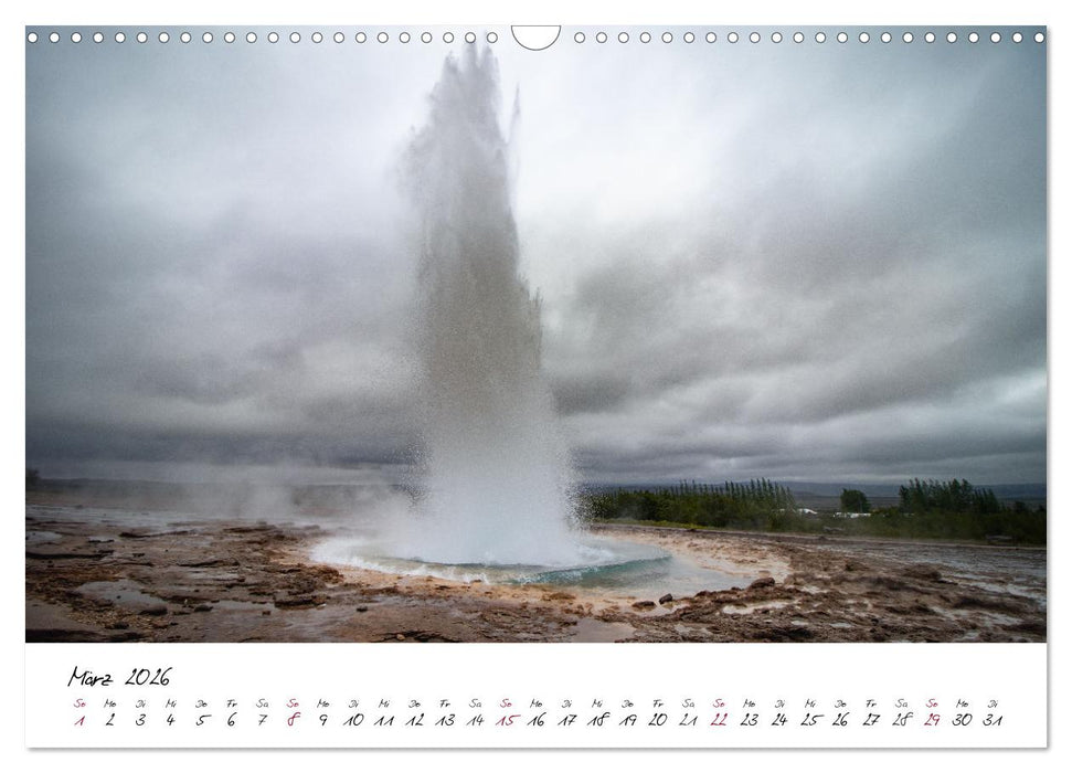 Das Vulkanische Erbe von Island (CALVENDO Wandkalender 2026)