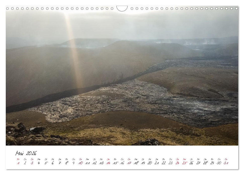 Das Vulkanische Erbe von Island (CALVENDO Wandkalender 2026)