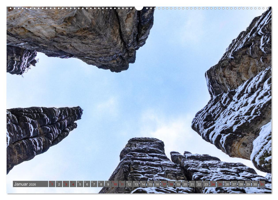 Sachsens Landschaften (CALVENDO Wandkalender 2026)